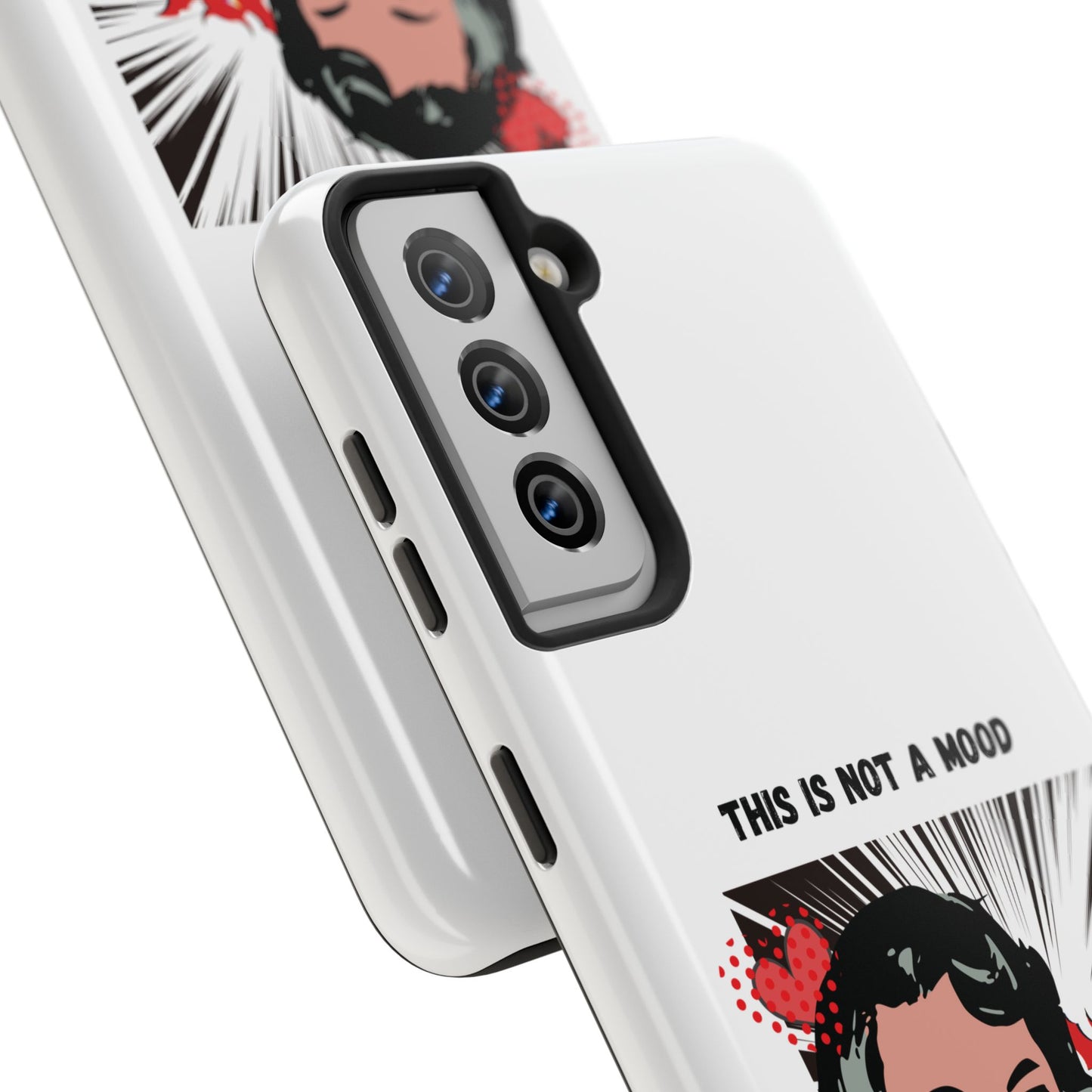 This is Not a Mood Tough Phone Cases, iPhone & Samsung cases, wireless charging, attitude, snarky, fun, gifts for women, gifts for friends