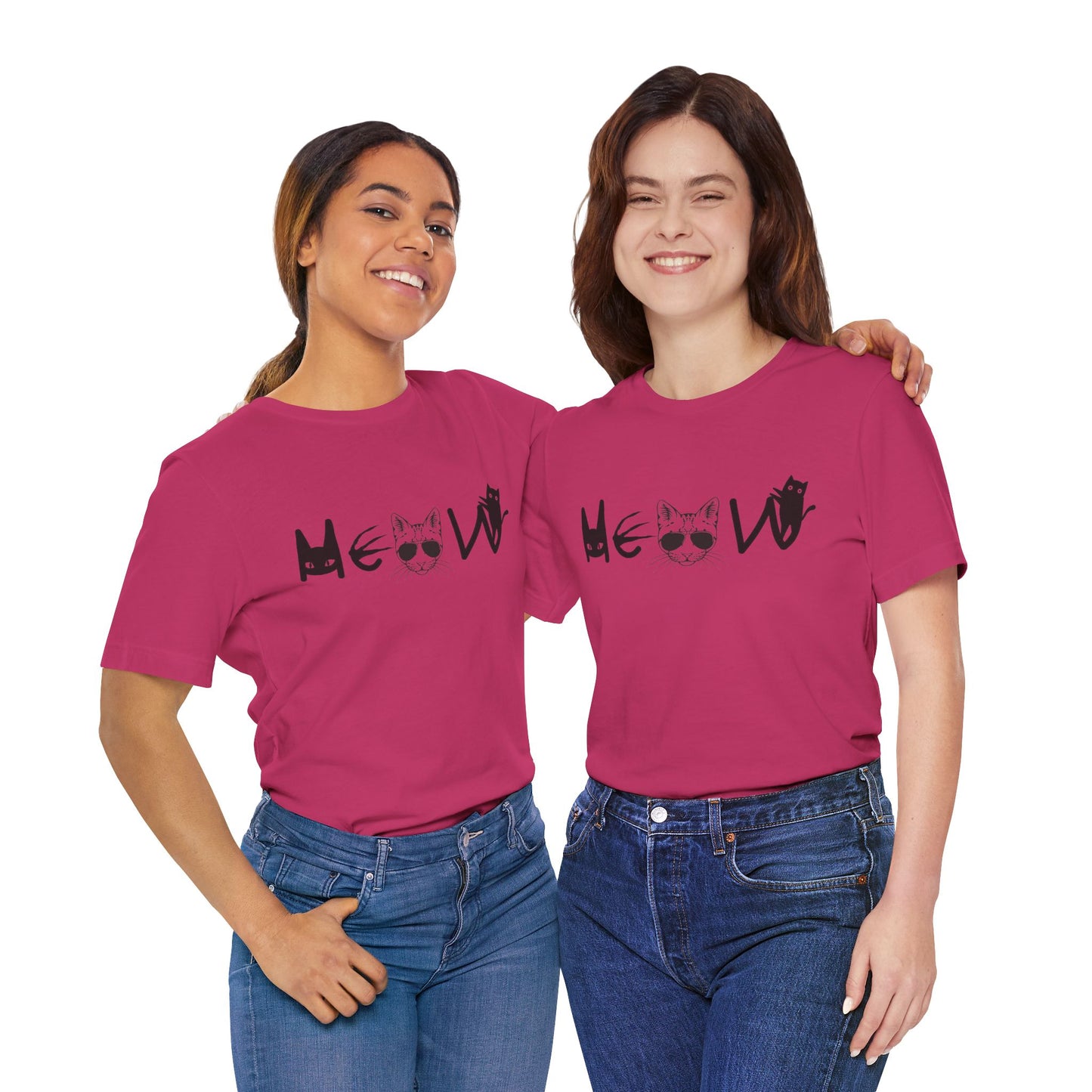 Meow Unisex Tee - Cats, Sassy, Fun Shirt for Halloween or Election Gift