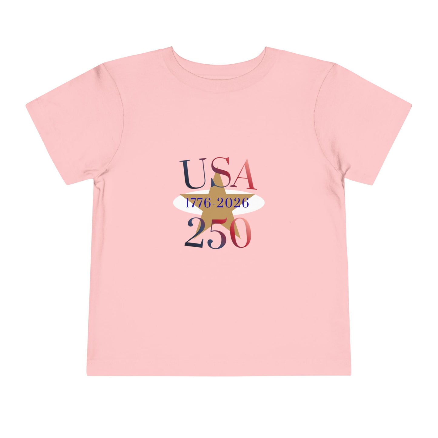 Toddler Tee - USA 250 1776-2026 Patriotic Independence Day Shirt