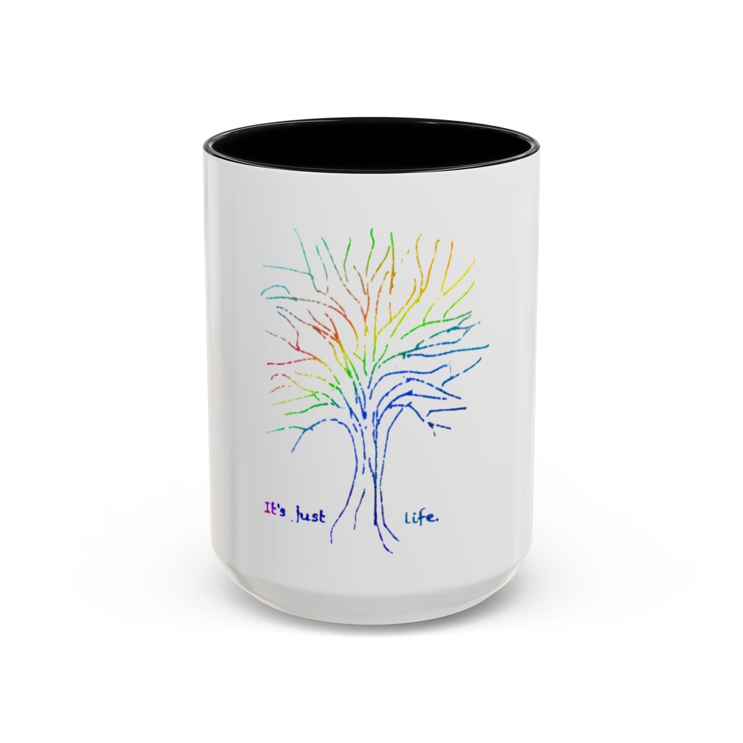Rainbow Tree Coffee Mug, It’s Just Life
