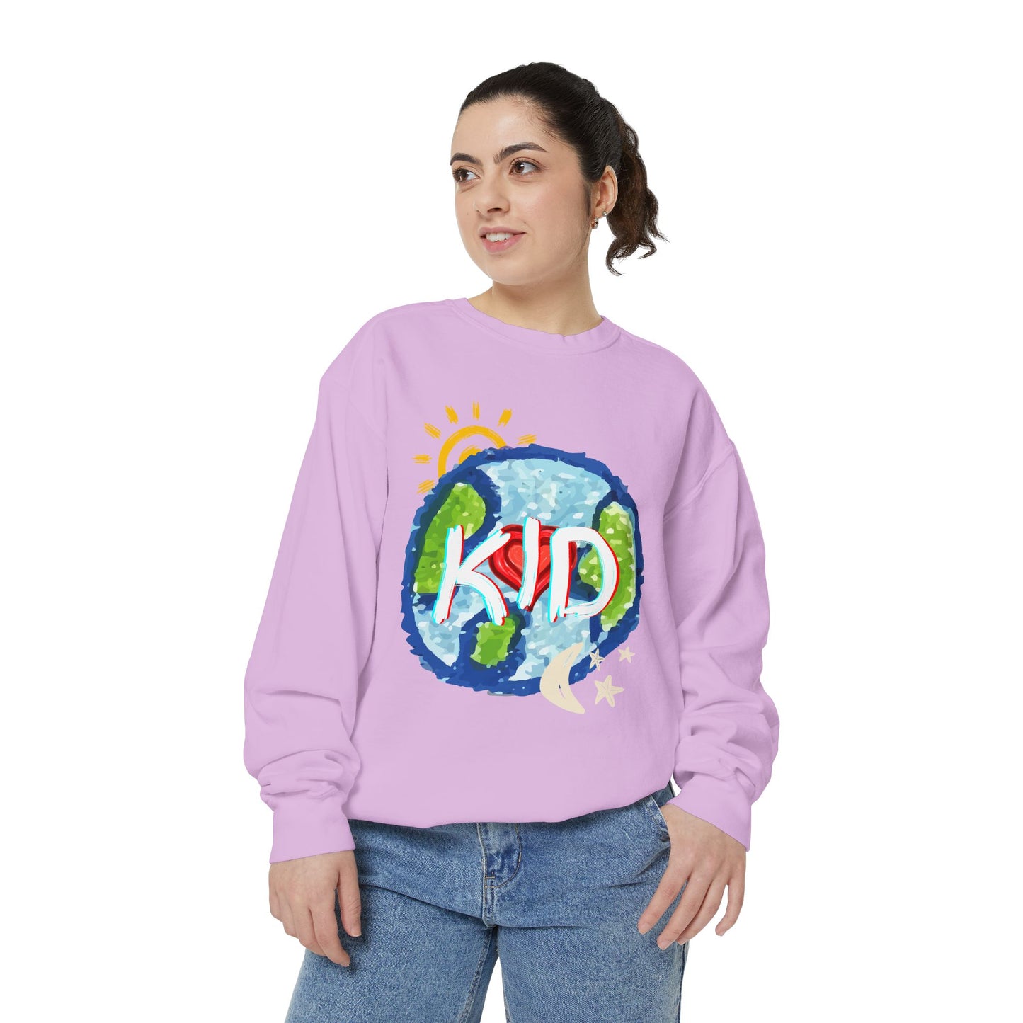 Kid World Graphic Unisex Sweatshirt
