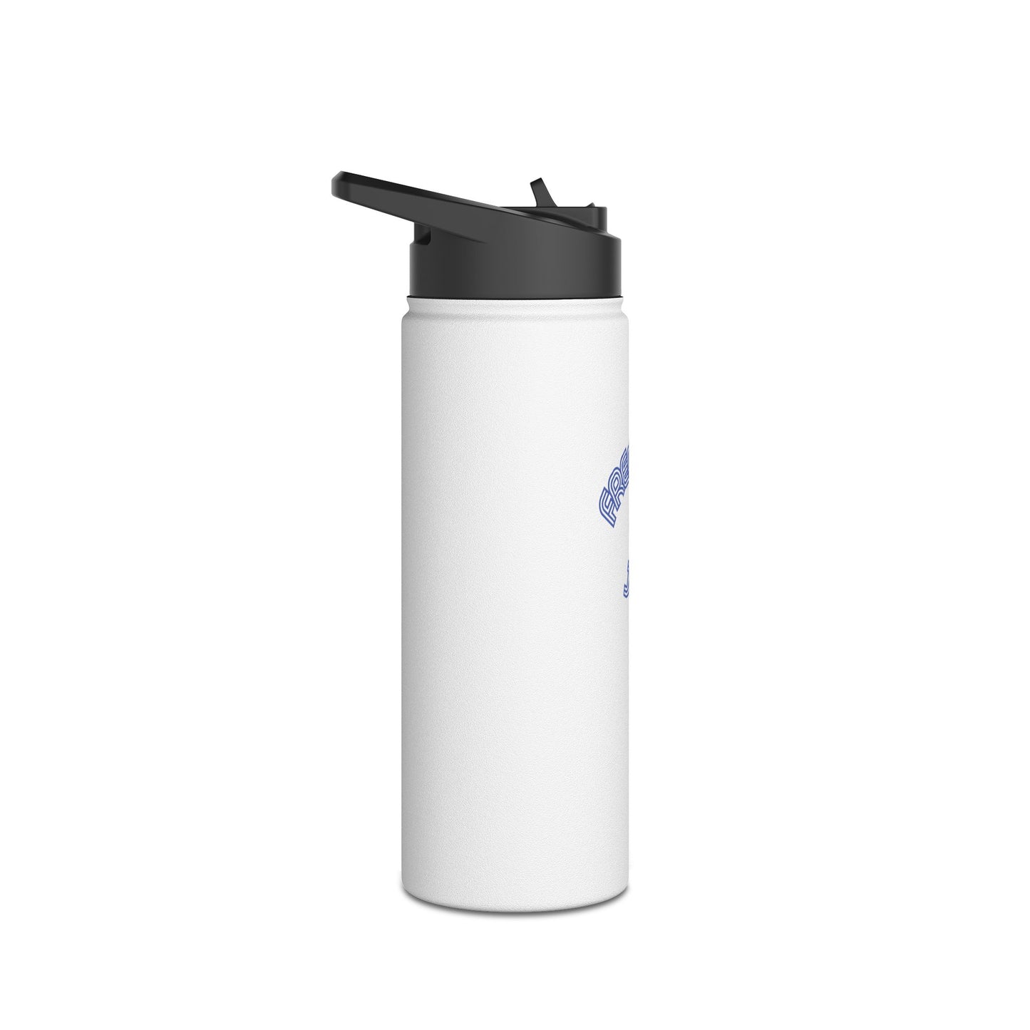 Freedom & Joy White Stainless Steel Water Bottle, America, Equality, Love, Election, Political, Vote, Gift, Exercise, Workout, Eco BPA-free