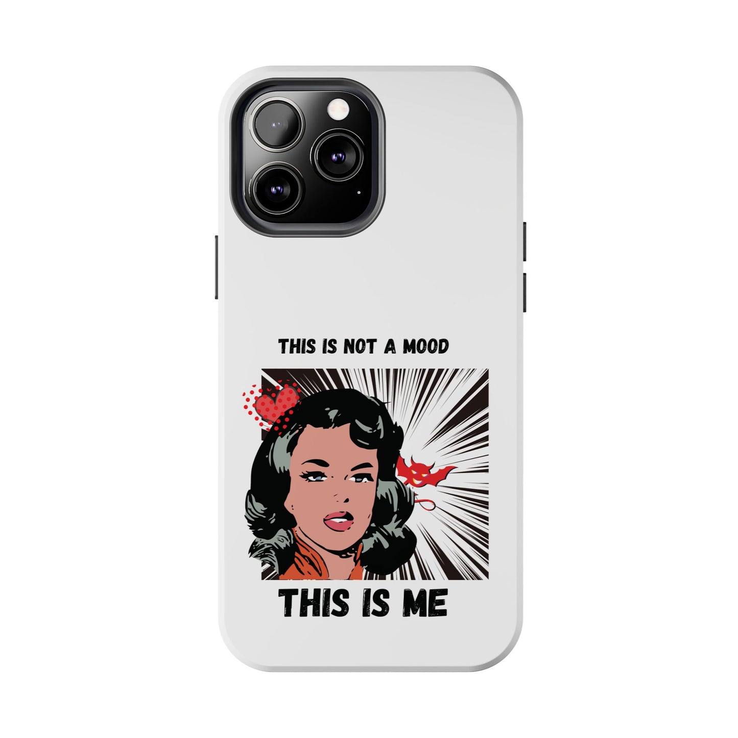 This is Not a Mood Tough Phone Cases, iPhone & Samsung cases, wireless charging, attitude, snarky, fun, gifts for women, gifts for friends