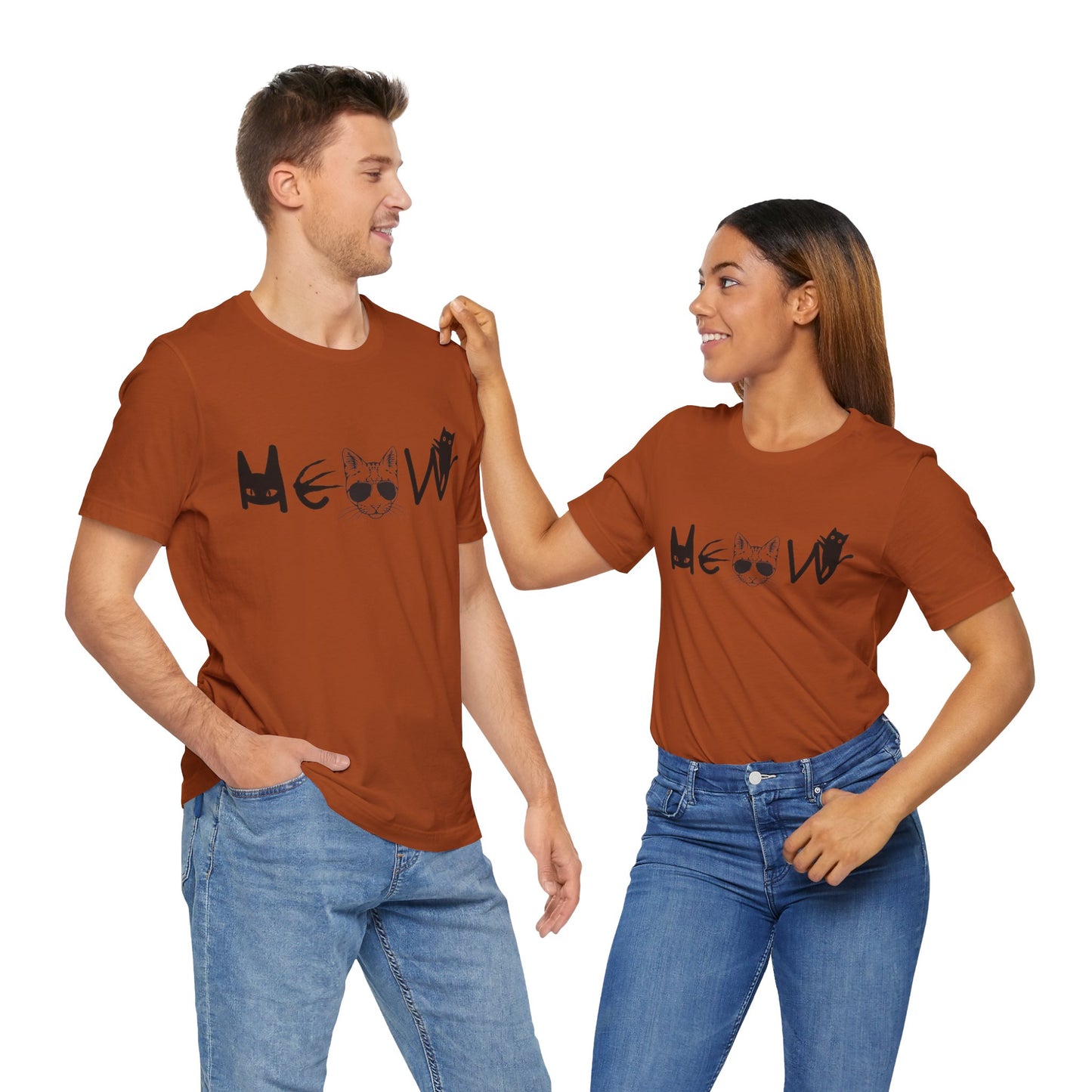 Meow Unisex Tee - Cats, Sassy, Fun Shirt for Halloween or Election Gift