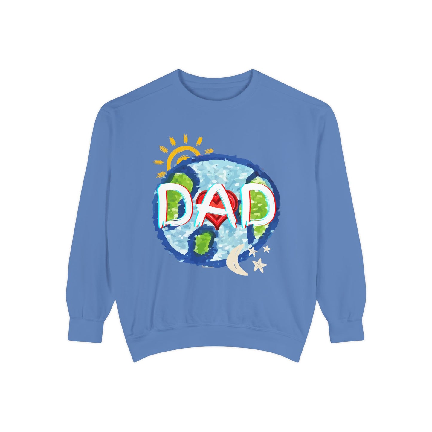 Dad's World Graphic Unisex Sweatshirt for Father's Day