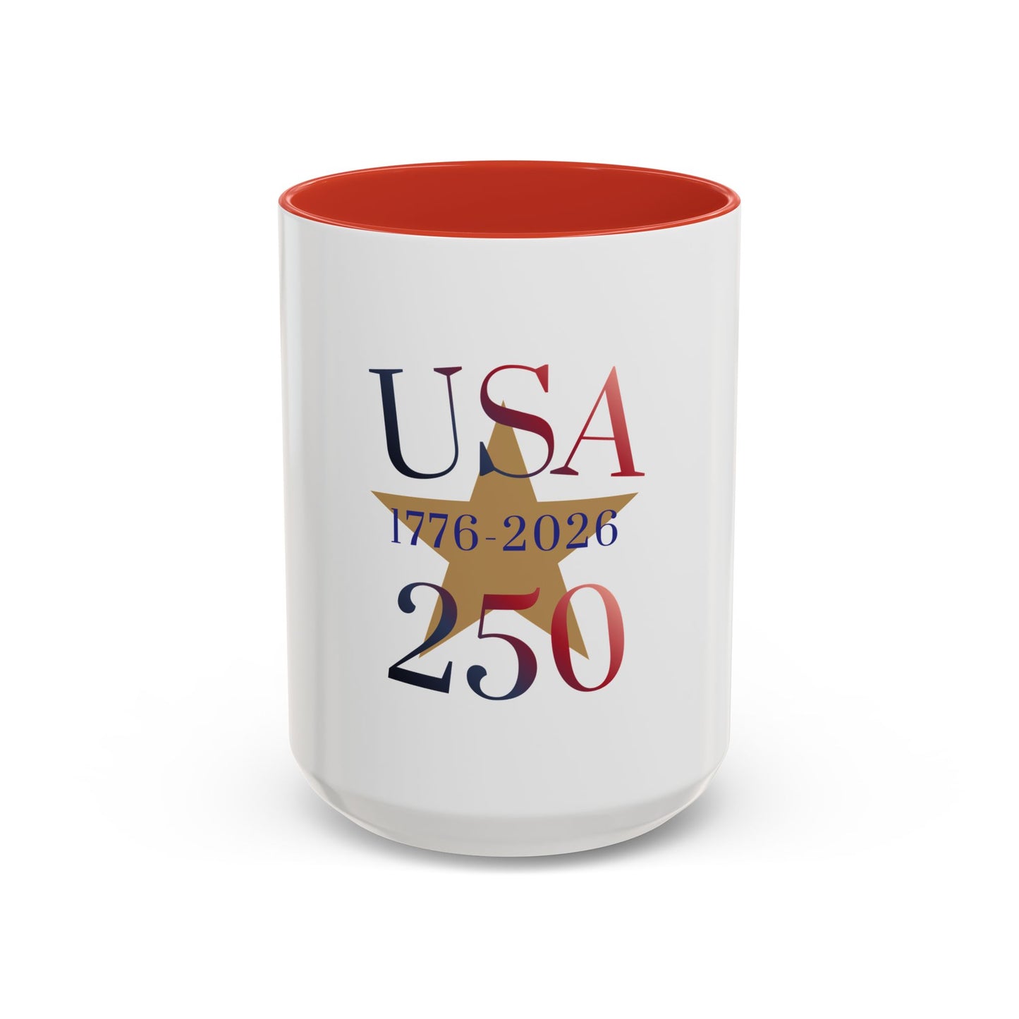 USA 250th Anniversary 1776 Accent Coffee Mug (11/15 oz)