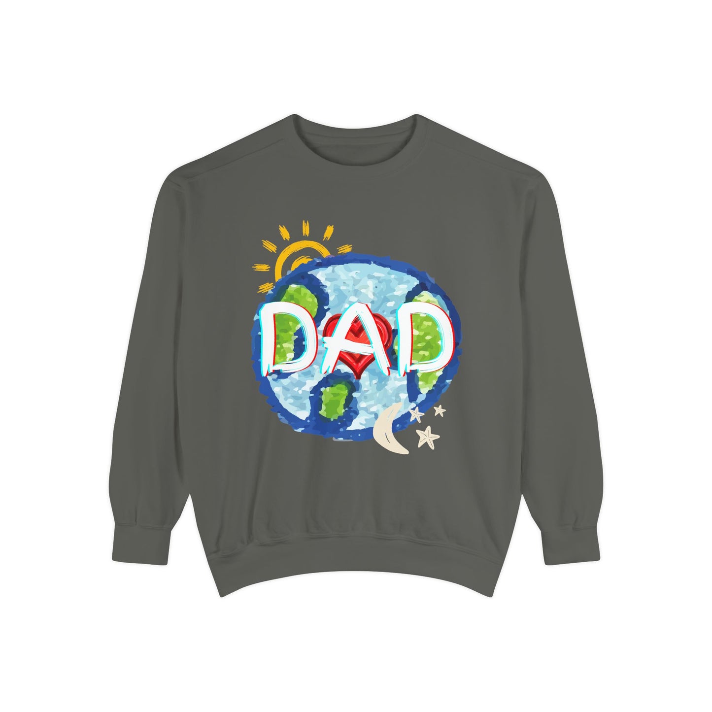 Dad's World Graphic Unisex Sweatshirt for Father's Day