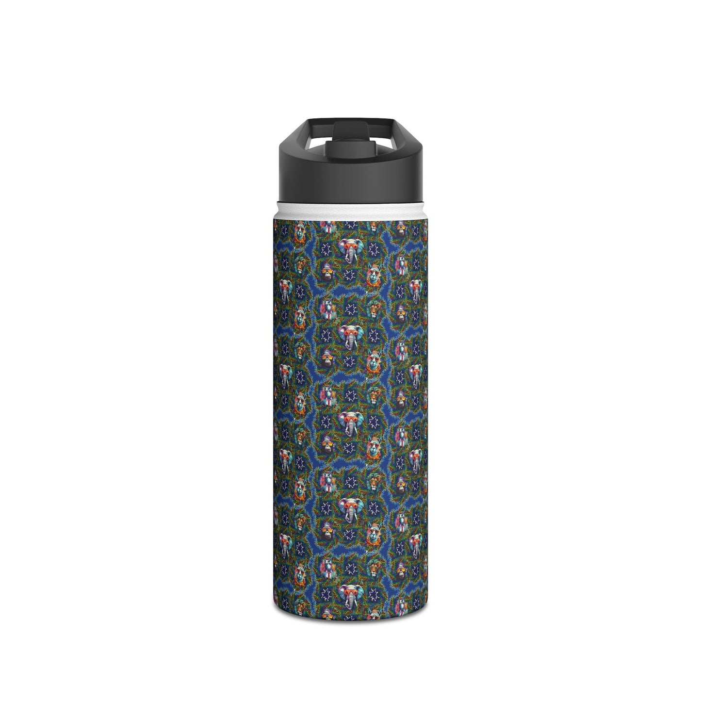 Water Bottle, Wild & Cool Creatures Design, BPA-Free, Eco-Friendly, Kids Gift