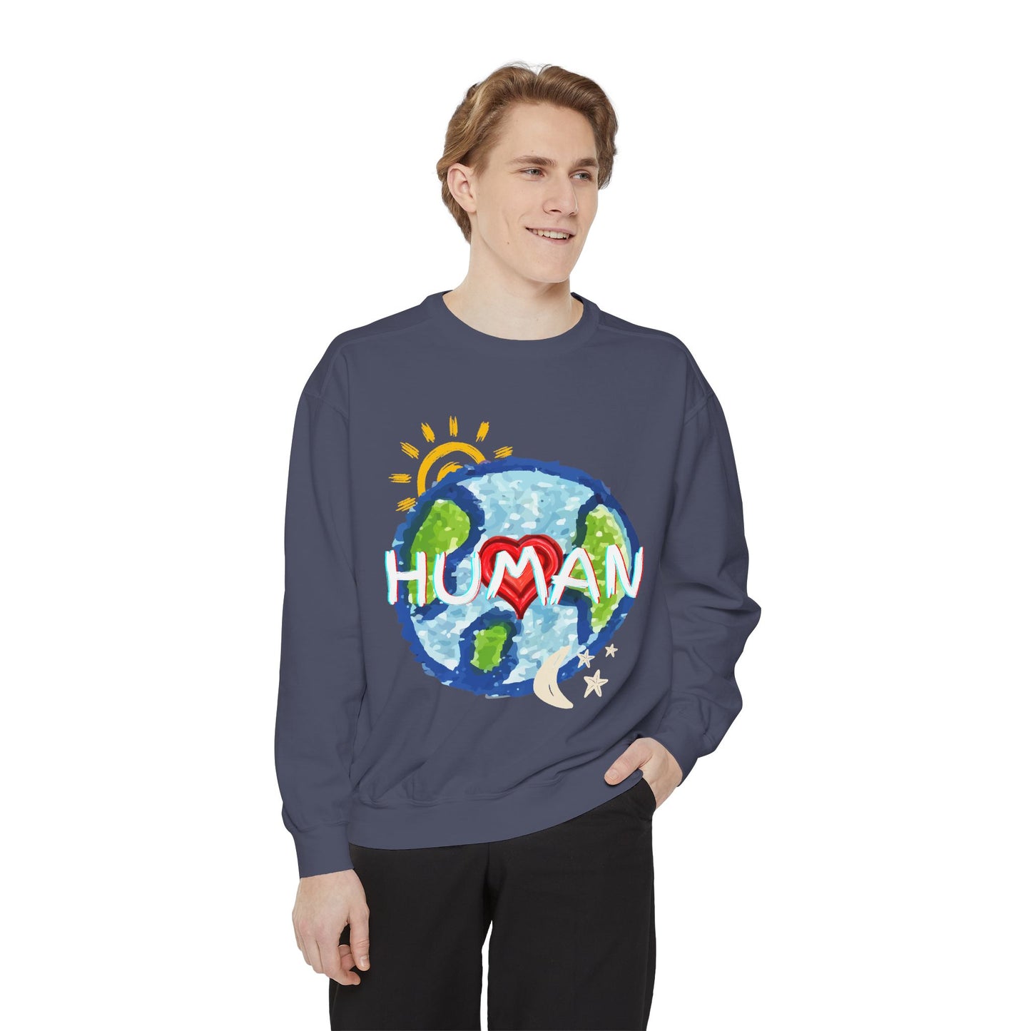 Human World Graphic Unisex Sweatshirt