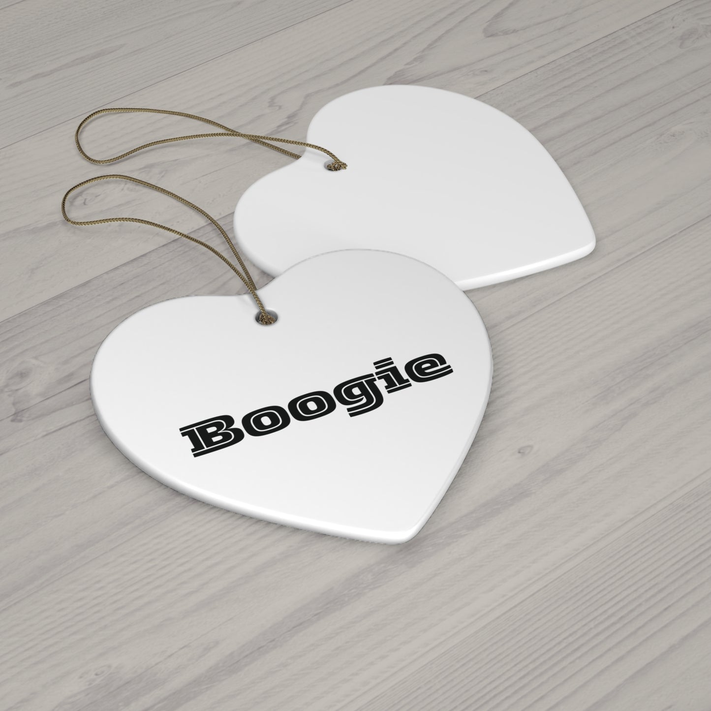 Boogie White & Black Hanging Ornament, dance, decor, Circle Snowflake Heart Star, Holiday Gifts all ages Christmas men women teens friends