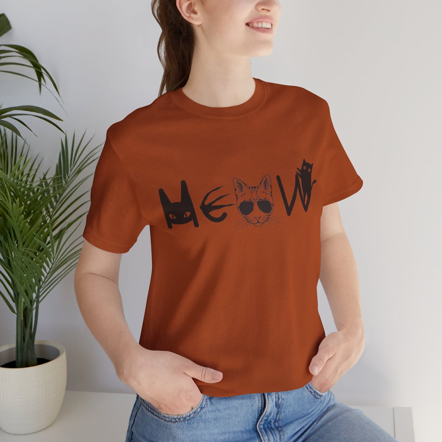 Meow Unisex Tee - Cats, Sassy, Fun Shirt for Halloween or Election Gift