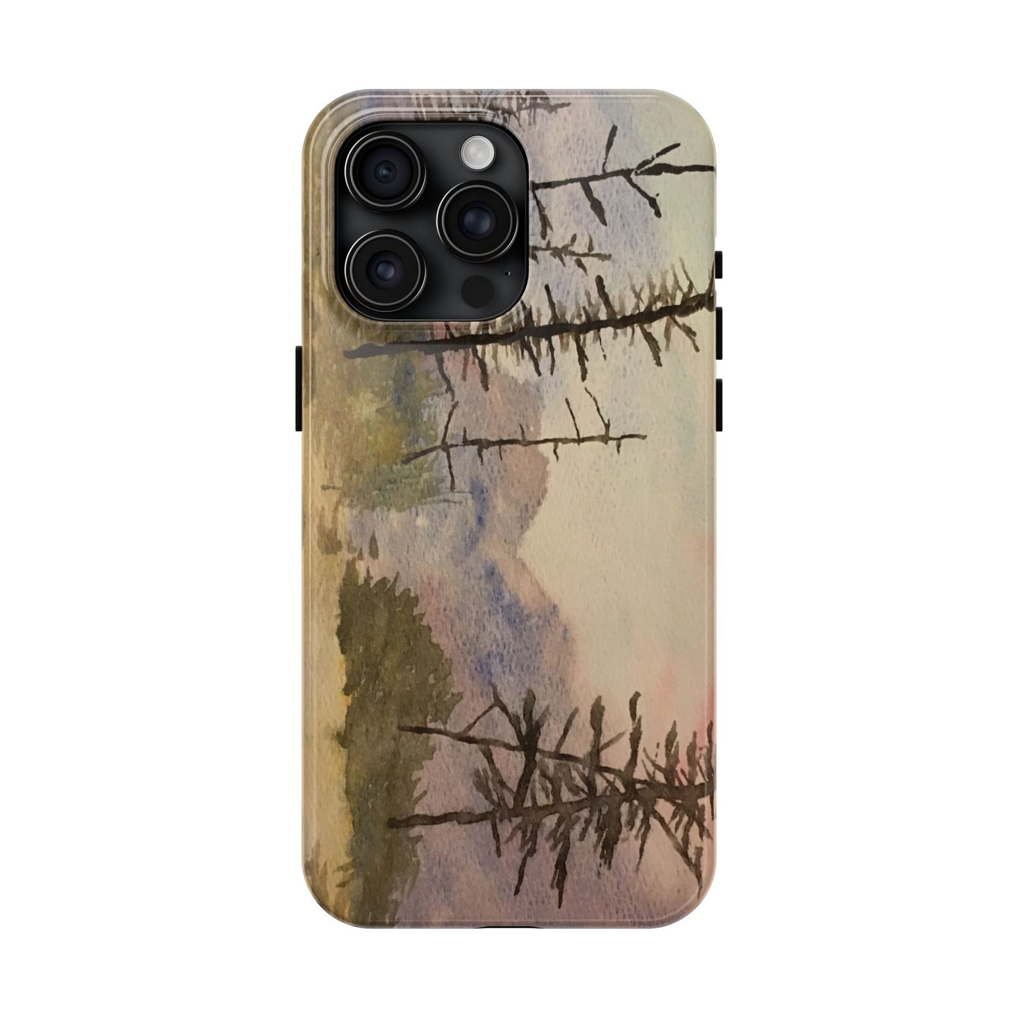 Glacier National Park After Fire Tough Phone Cases, iPhone & Samsung cases, wireless charging, mountains, nature, original artwork, gifts
