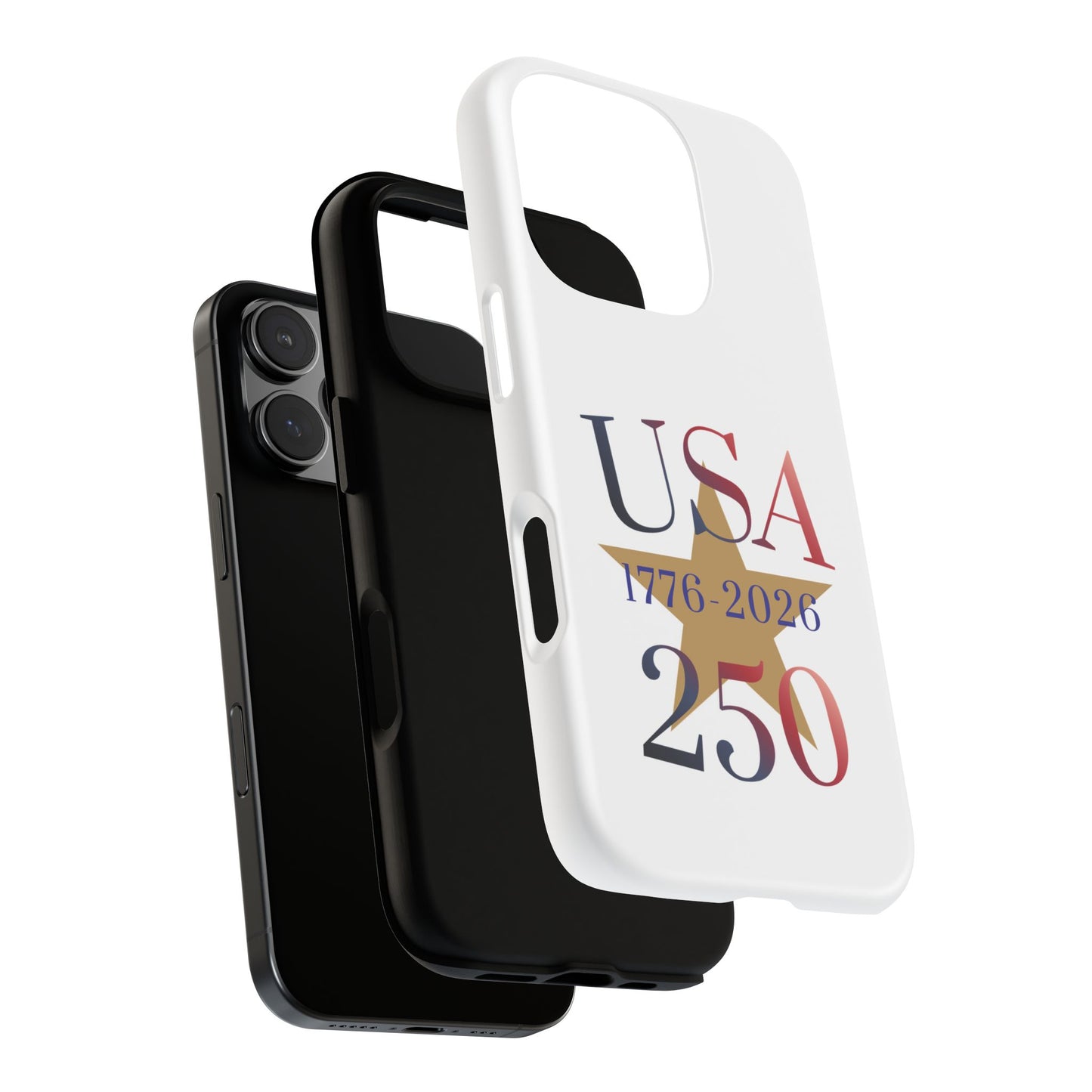 USA 250 Phone Case — 1776–2026 Bicentennial Celebration Protective Case
