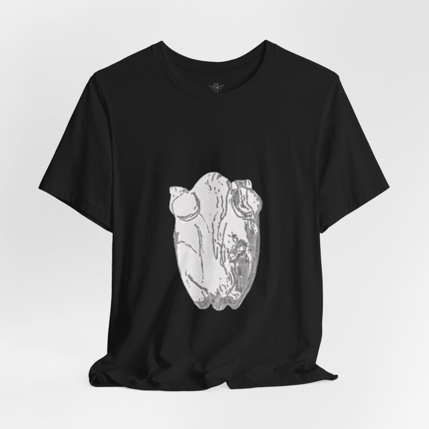 White Frog Unisex Tee - Nature and Animals Gender Neutral T-Shirt