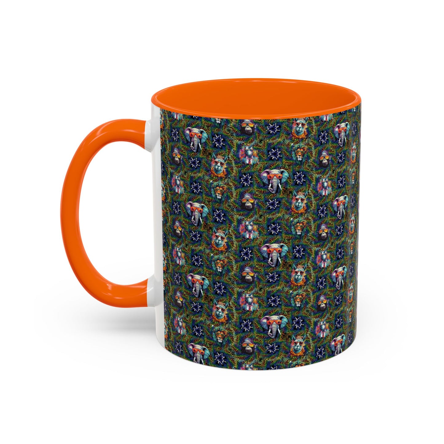 Wild & Cool Creatures Coffee Mug, Tea Cup, 5 Colors, Ceramic, BPA-Free, Gift Mom Dad Teen Kid Friend Coworker Birthday Christmas Cheap Gift