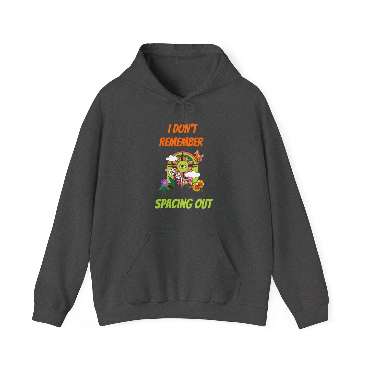 I Dont Remember Spacing Out Unisex Heavy Blend™ Hooded Sweatshirt, funny shirts, hoodies, gifts for friends, gender neutral, graphic art