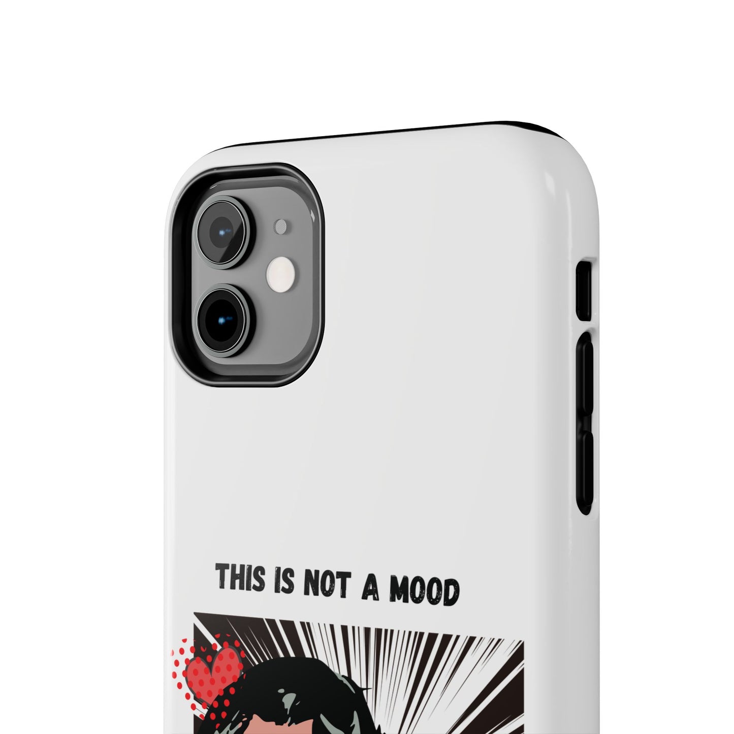 This is Not a Mood Tough Phone Cases, iPhone & Samsung cases, wireless charging, attitude, snarky, fun, gifts for women, gifts for friends