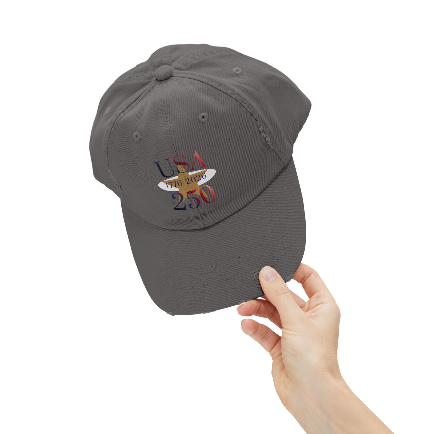 USA 250th Anniversary 1776 Distressed Cap