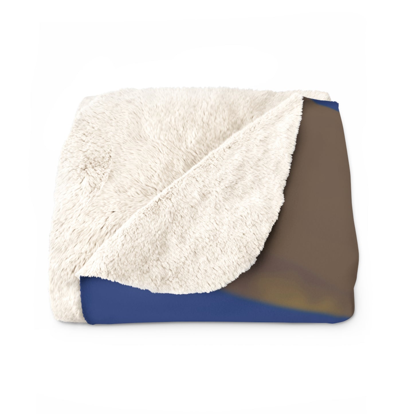 Rabbit Moon Blue Sherpa Fleece Blanket, Bunny, Sleep, Calm, Home Decor, Warm, Soft, Cozy, Gender Neutral, Gift, Throw, 50x60 60x80