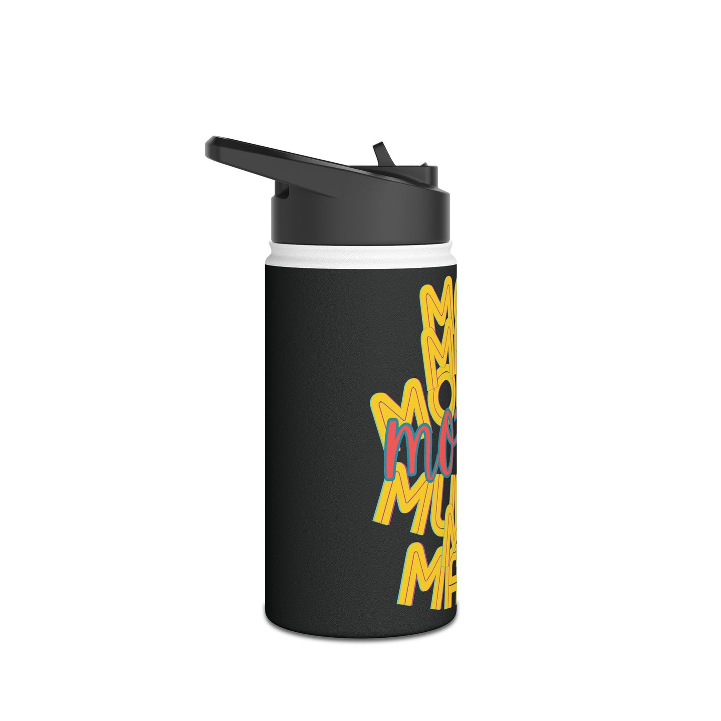 Mother Stainless Steel Water Bottle, Mom Mommy Ma Mam Mama Mummy, Love, Mothers Day, Gifts for Women, Exercise, Eco Friendly, Gender Neutral