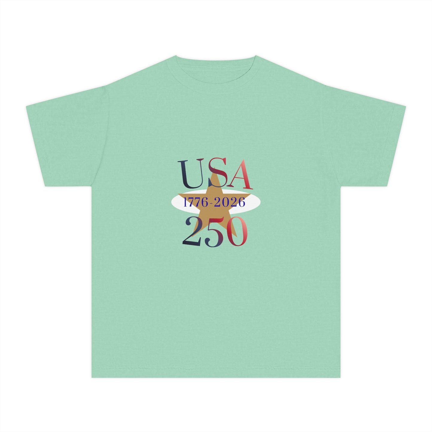 Youth 250th Anniversary USA Patriotic Tee — 1776–2026 Commemorative Shirt