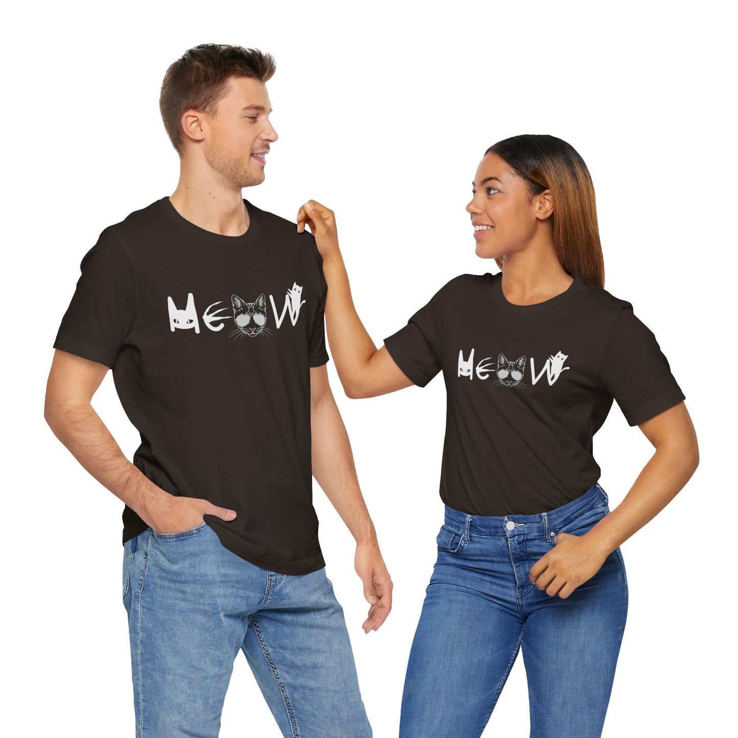Meow Unisex Tee - Cats, Sassy, Fun Shirt for Halloween or Election Gift