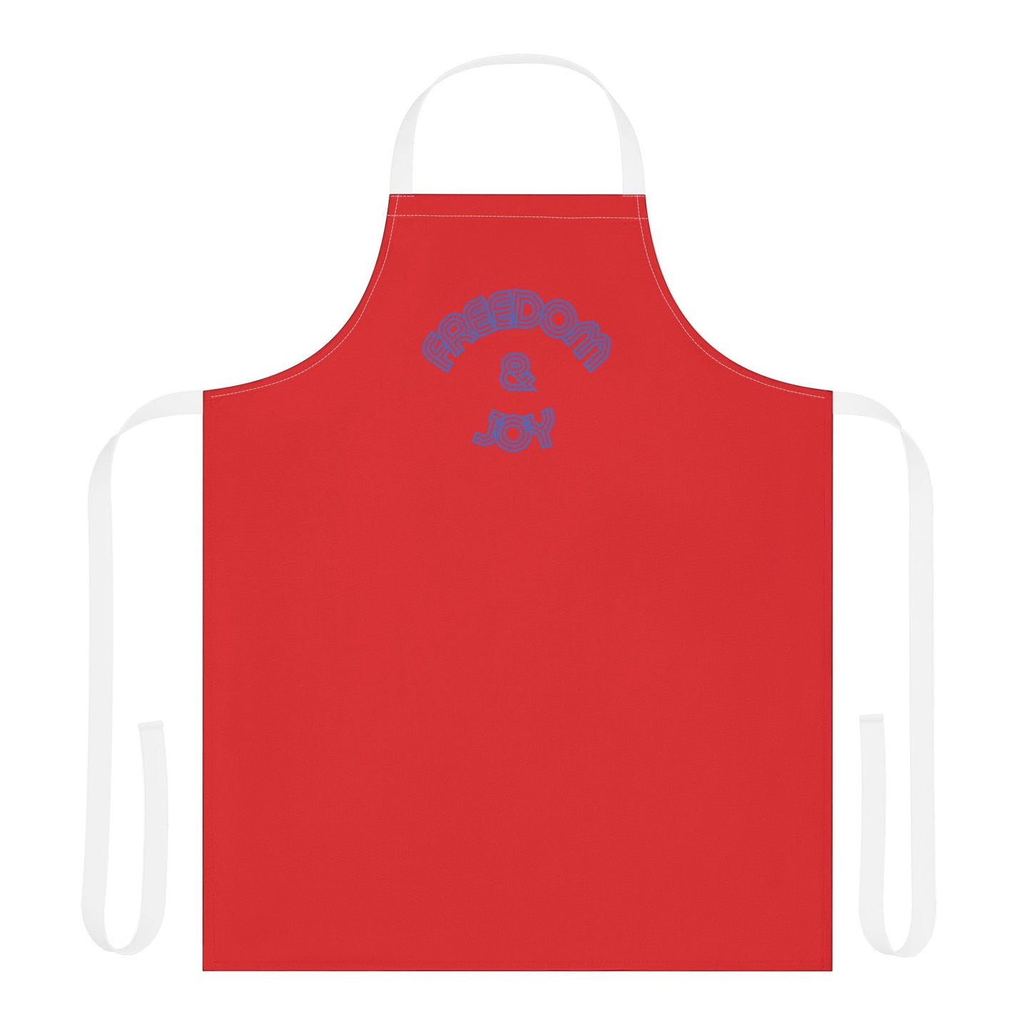 Freedom & Joy Red Unisex Chefs Apron
