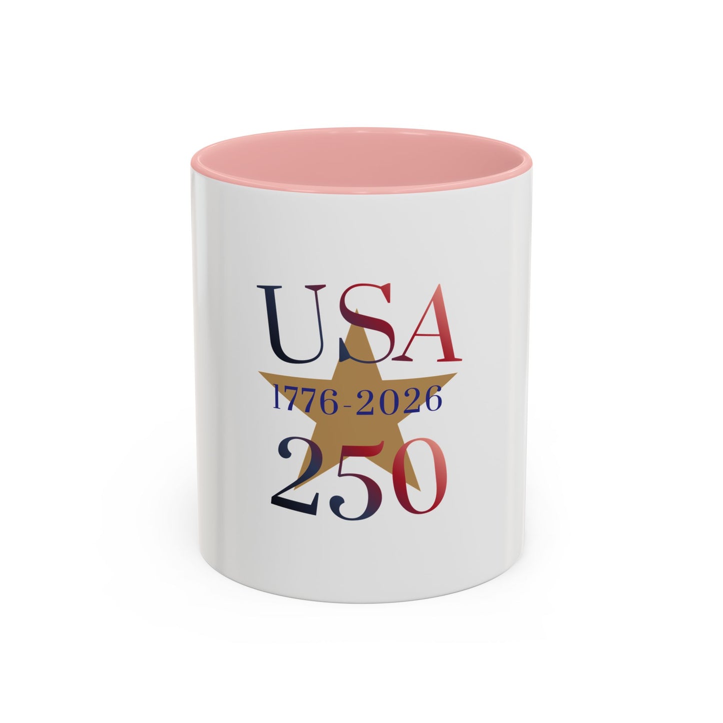 USA 250th Anniversary 1776 Accent Coffee Mug (11/15 oz)