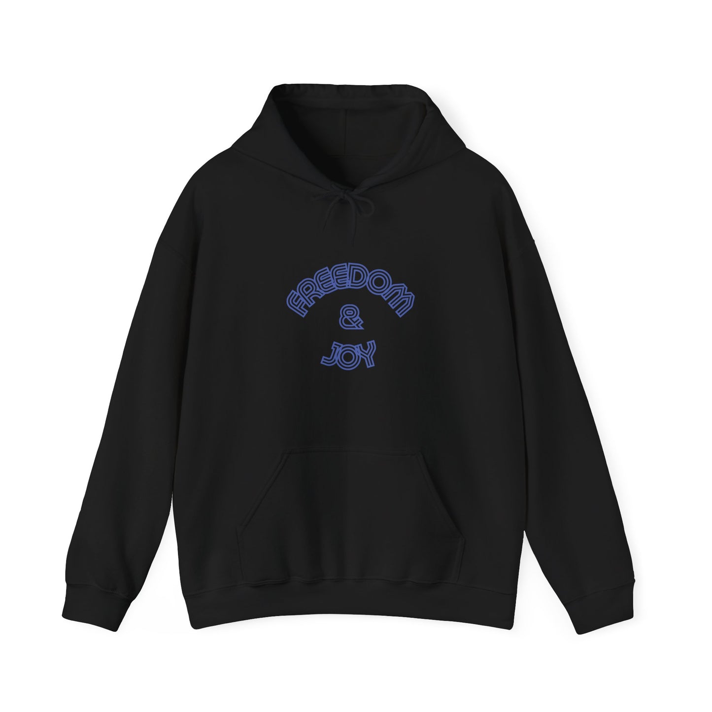 Freedom & Joy Unisex Heavy Blend™ Hooded Sweatshirt, America, Equality, Love, Political, Election, Gift, Comfy, Soft, Warm, Hoodie, Pullover