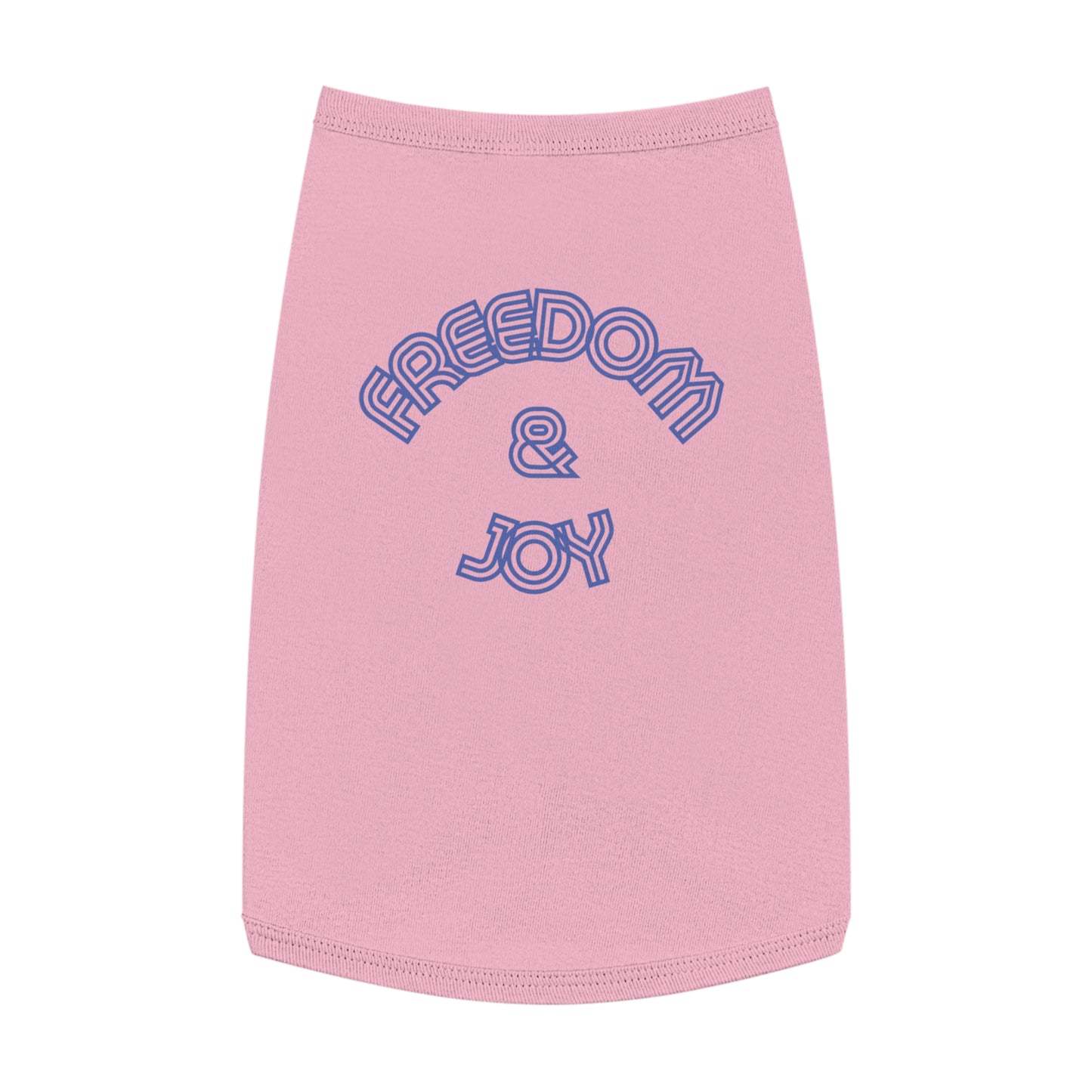 Freedom & Joy Pet Tank Top, love, happy, America, dog clothes, gifts, pet fashions, furry friends, cotton, dog shirts, cat shirts