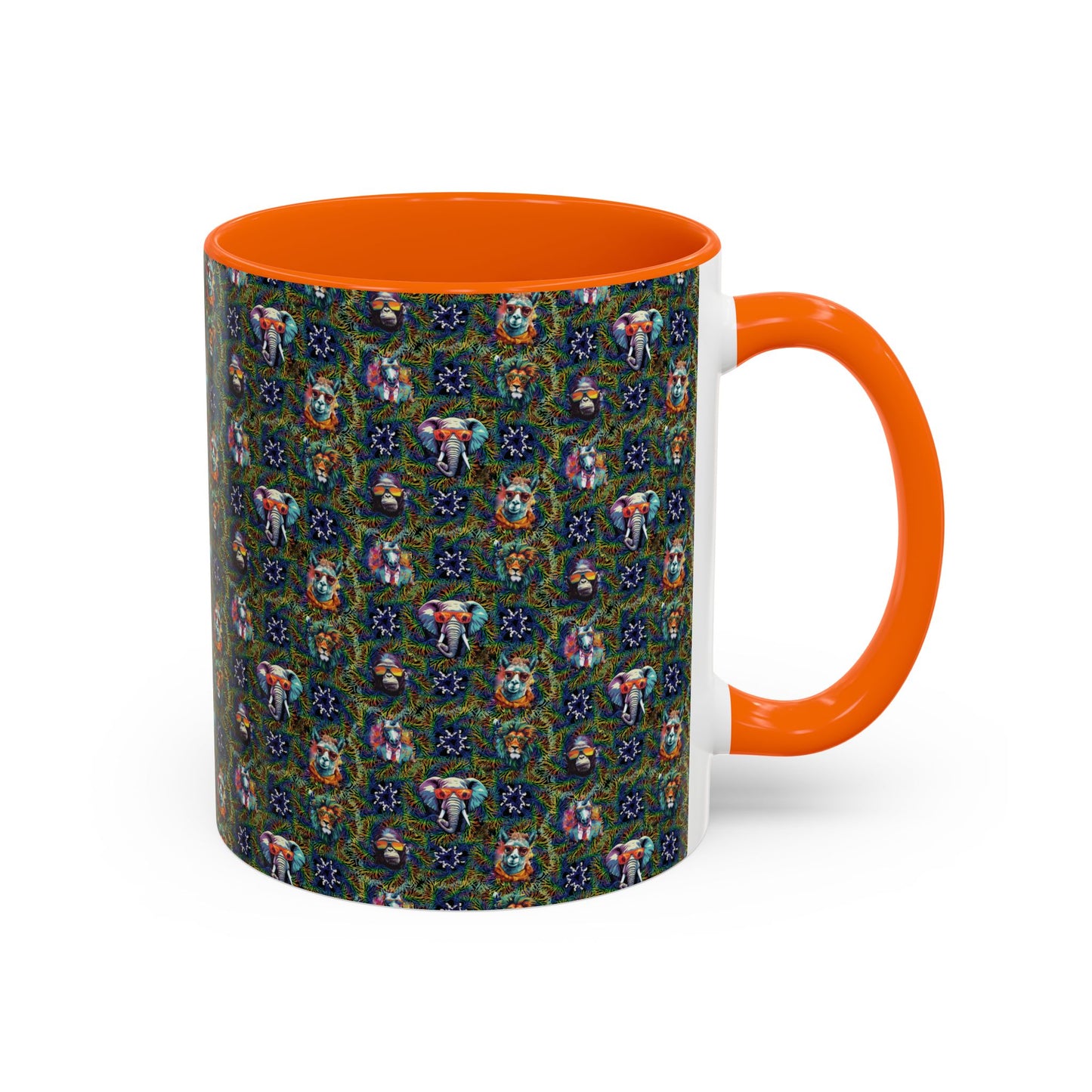 Wild & Cool Creatures Coffee Mug, Tea Cup, 5 Colors, Ceramic, BPA-Free, Gift Mom Dad Teen Kid Friend Coworker Birthday Christmas Cheap Gift