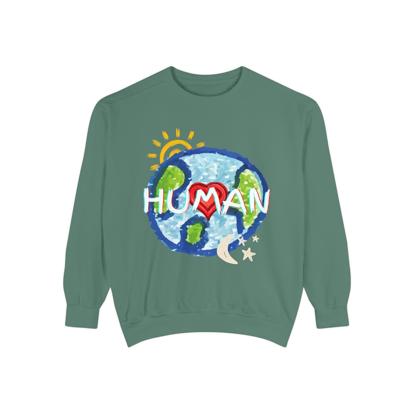 Human World Graphic Unisex Sweatshirt