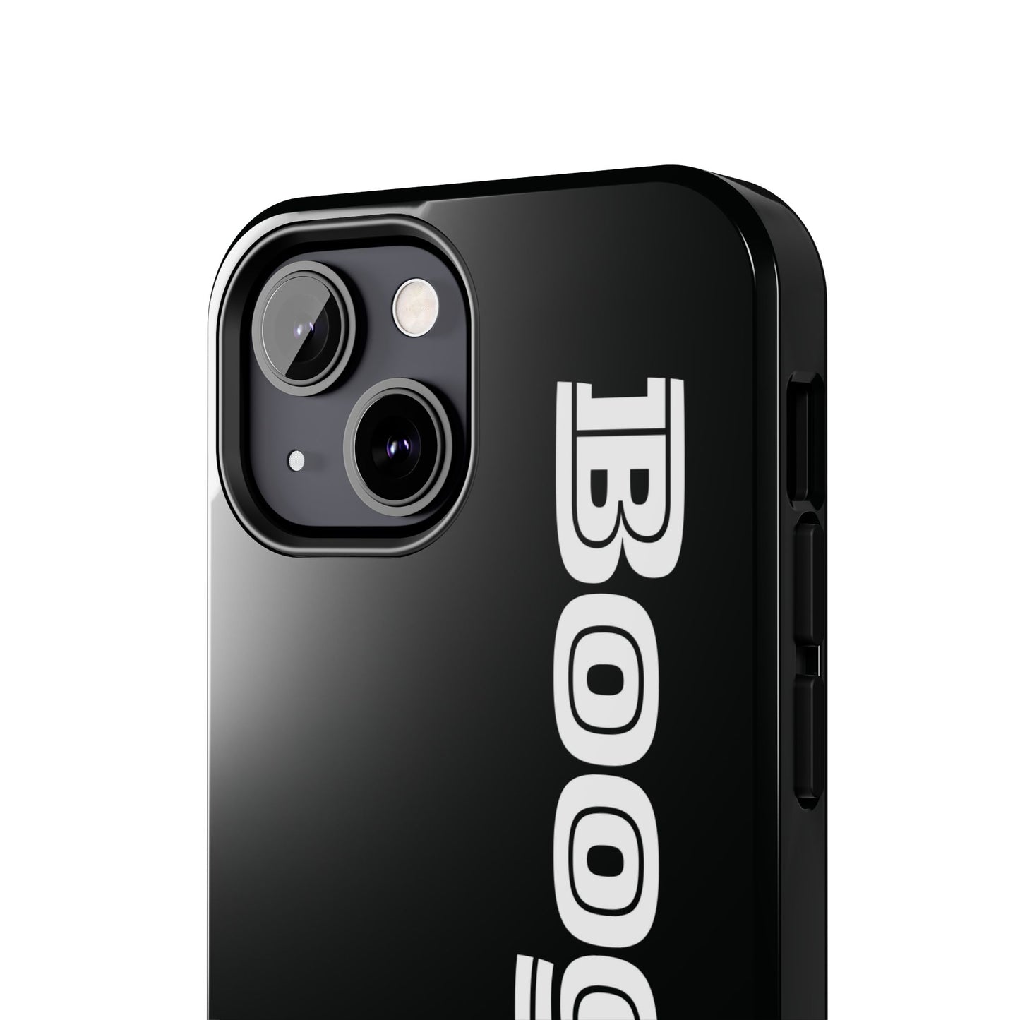 Boogie Black Tough Phone Cases, iPhone Samsung cases, wireless charging, gender neutral women men friends kids teens gift birthday Christmas
