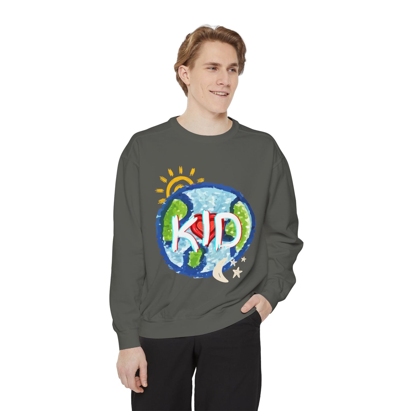 Kid World Graphic Unisex Sweatshirt