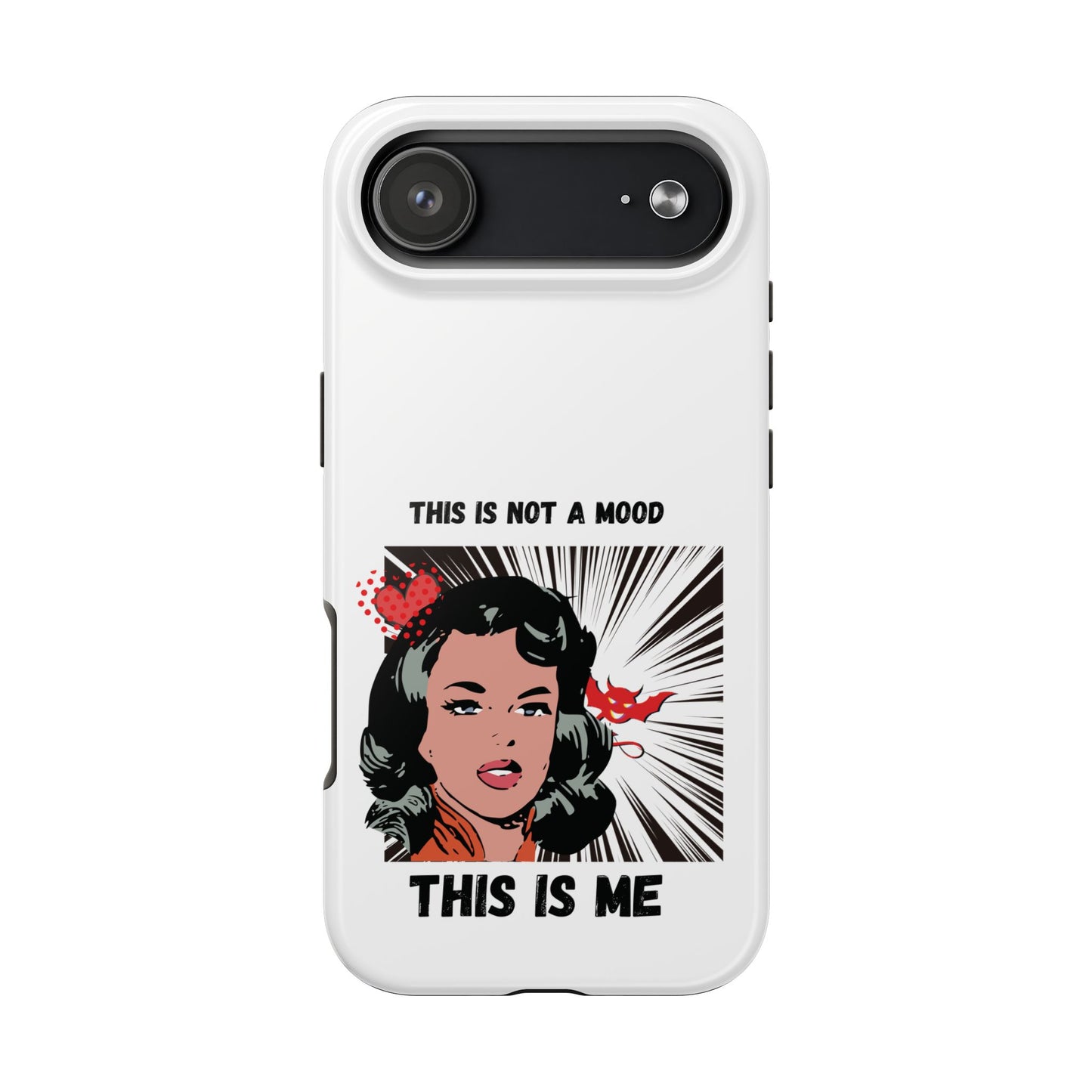 This is Not a Mood Tough Phone Cases, iPhone & Samsung cases, wireless charging, attitude, snarky, fun, gifts for women, gifts for friends