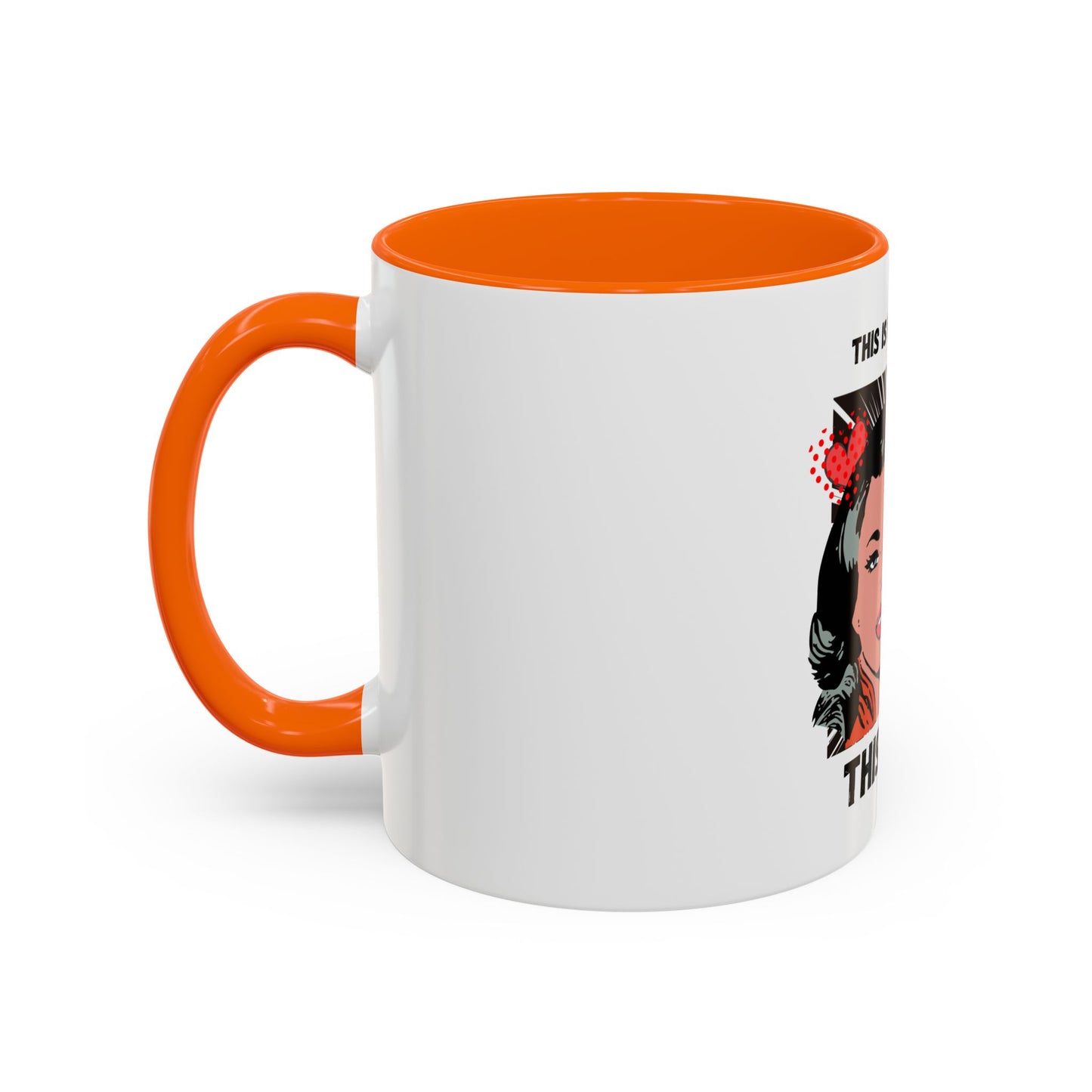 This Is Not A Mood Funny Coffee Mug -Gifts For Women, Friends, Ceramic, BPA-Free