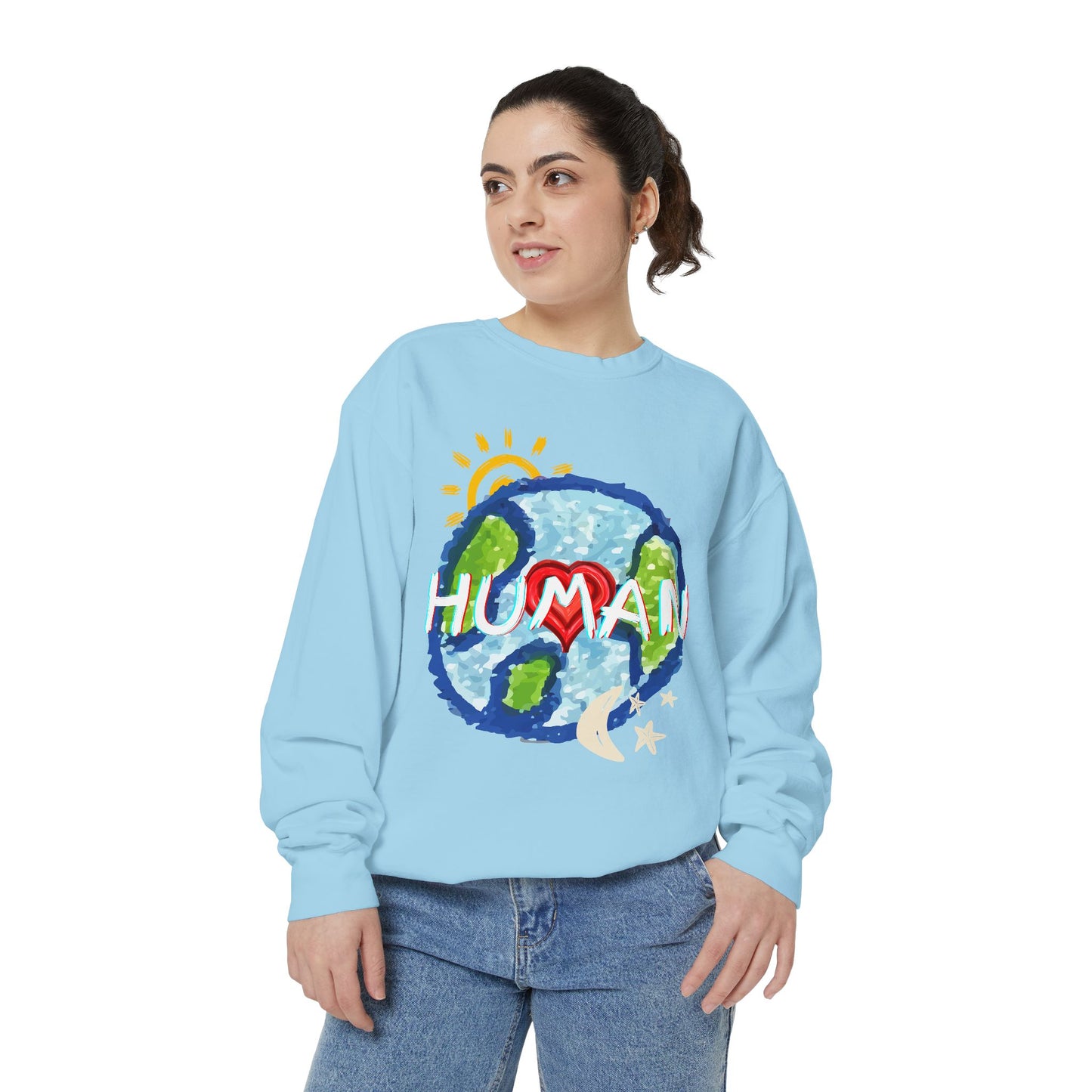 Human World Graphic Unisex Sweatshirt