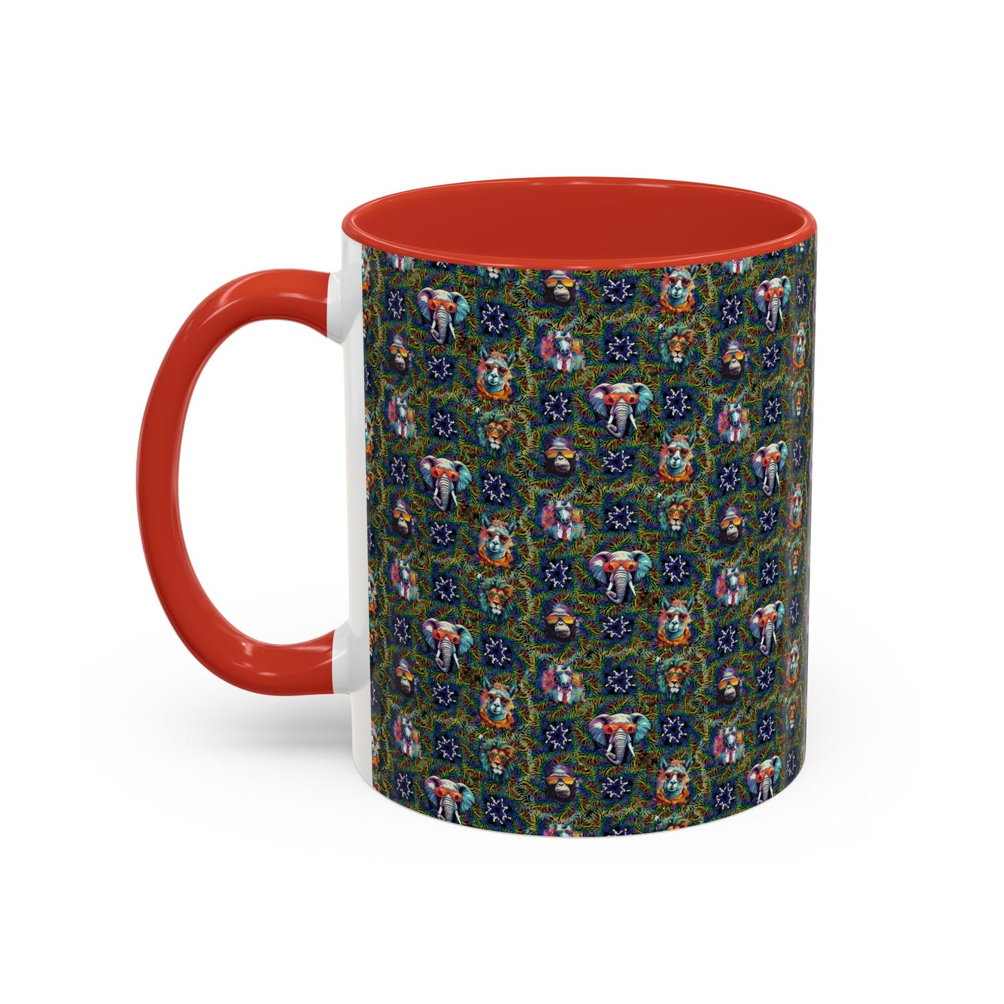 Wild & Cool Creatures Coffee Mug, Tea Cup, 5 Colors, Ceramic, BPA-Free, Gift Mom Dad Teen Kid Friend Coworker Birthday Christmas Cheap Gift