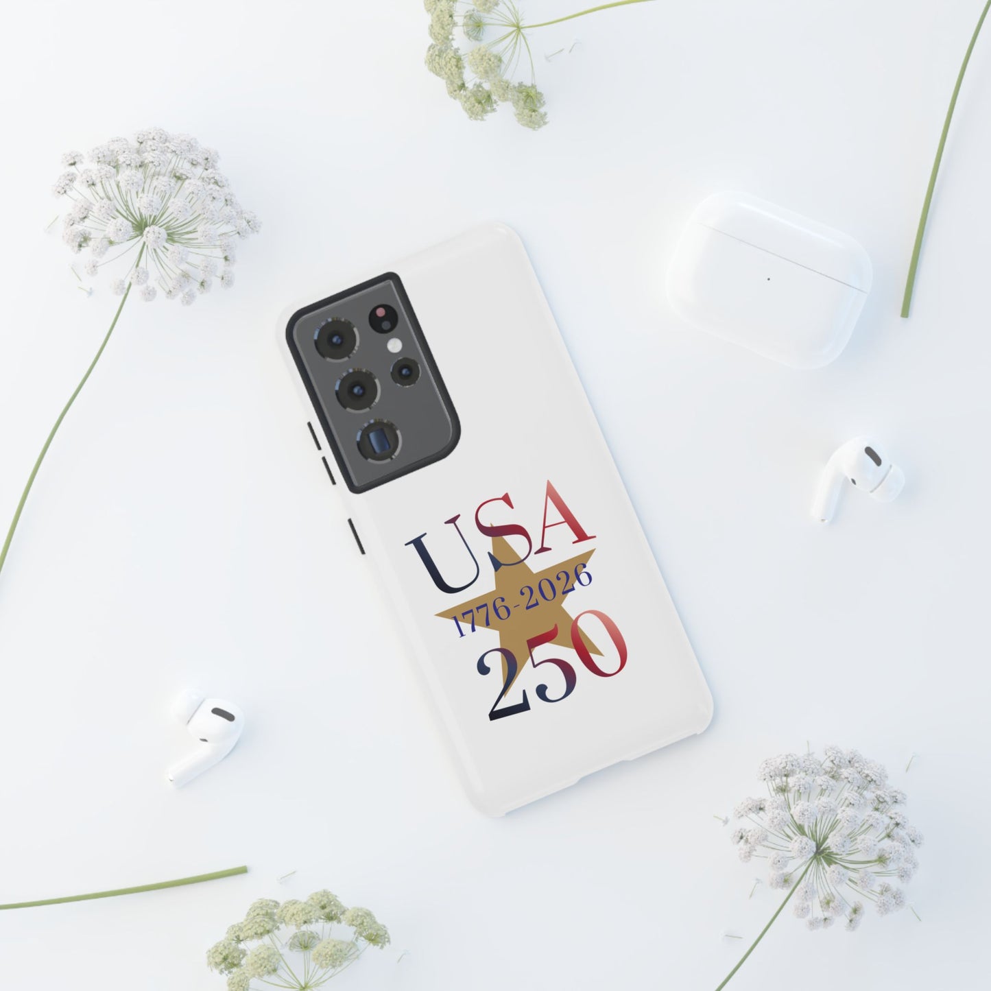 USA 250 Phone Case — 1776–2026 Bicentennial Celebration Protective Case