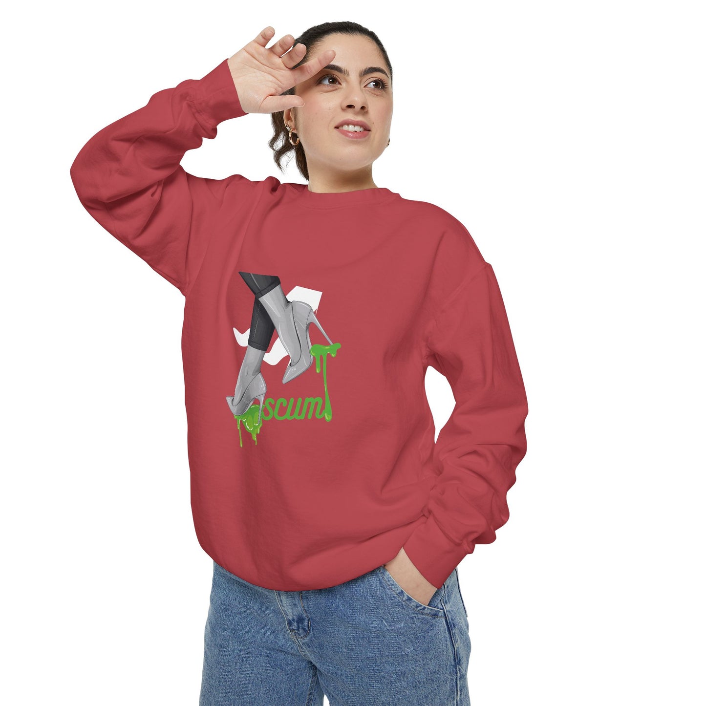 High Heels Dripping Scum Unisex Sweatshirt