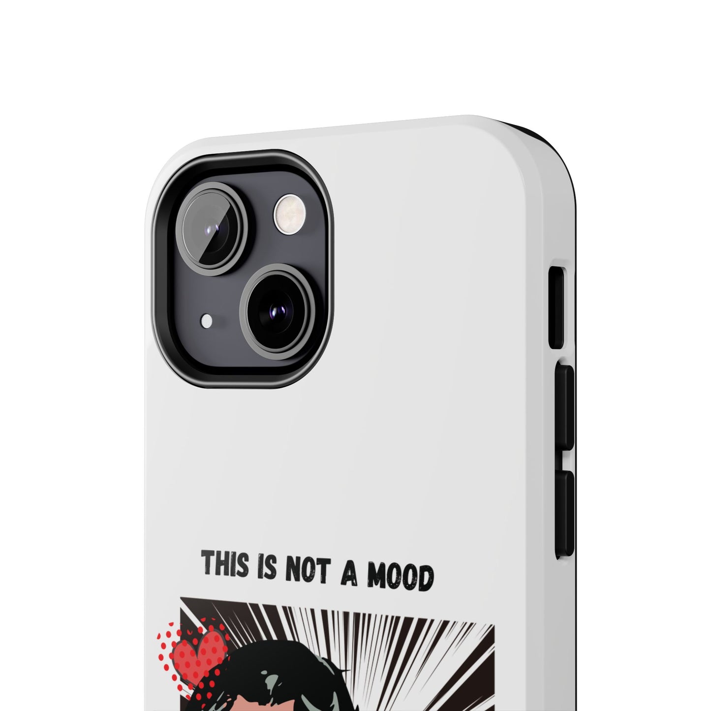 This is Not a Mood Tough Phone Cases, iPhone & Samsung cases, wireless charging, attitude, snarky, fun, gifts for women, gifts for friends