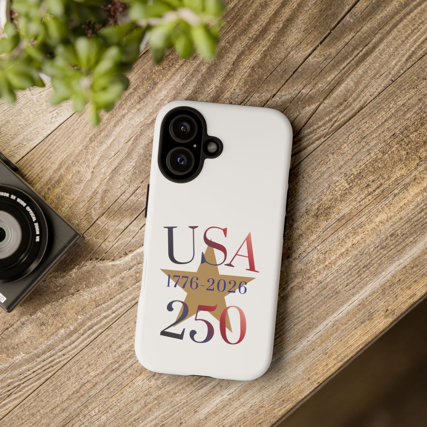 USA 250 Phone Case — 1776–2026 Bicentennial Celebration Protective Case