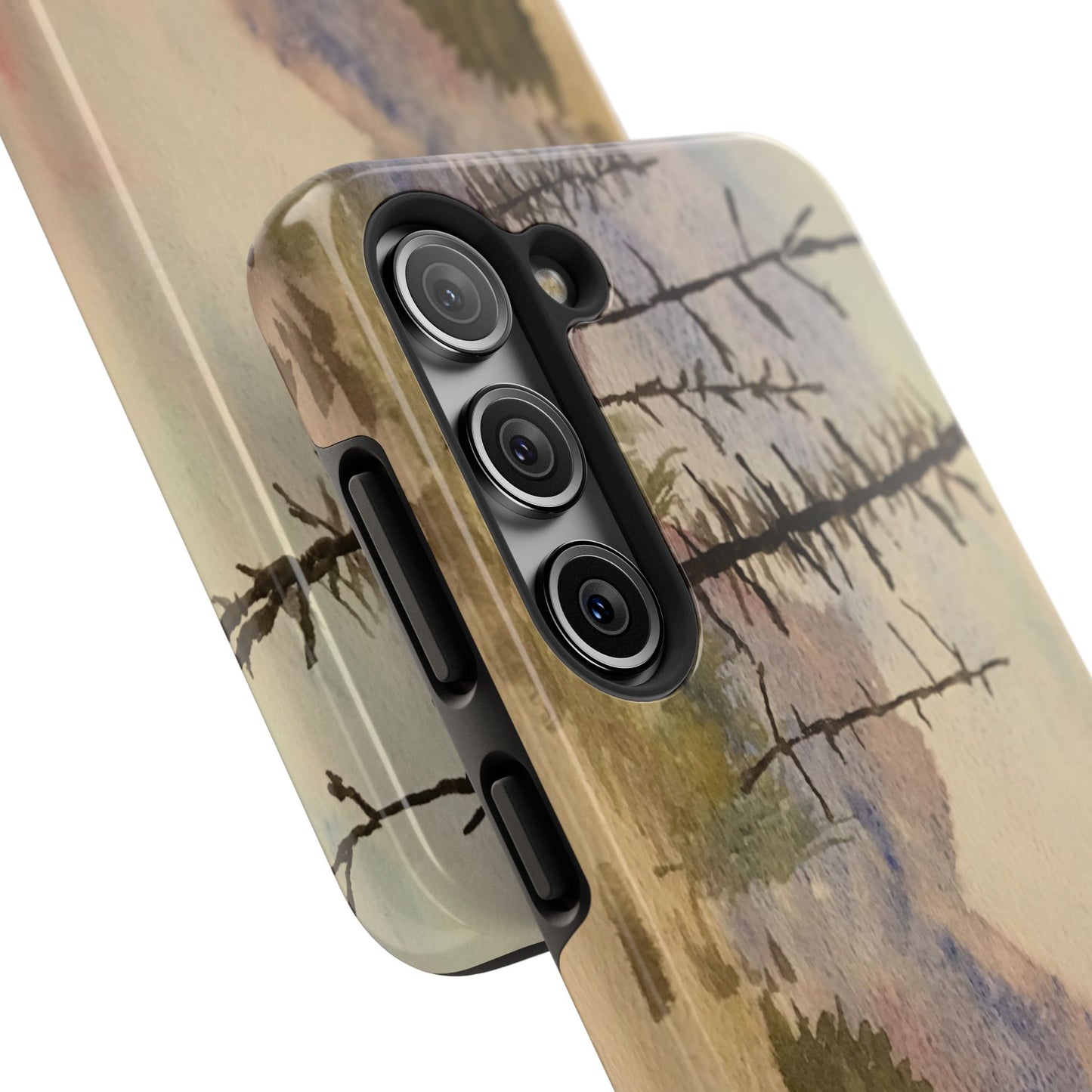 Glacier National Park After Fire Tough Phone Cases, iPhone & Samsung cases, wireless charging, mountains, nature, original artwork, gifts