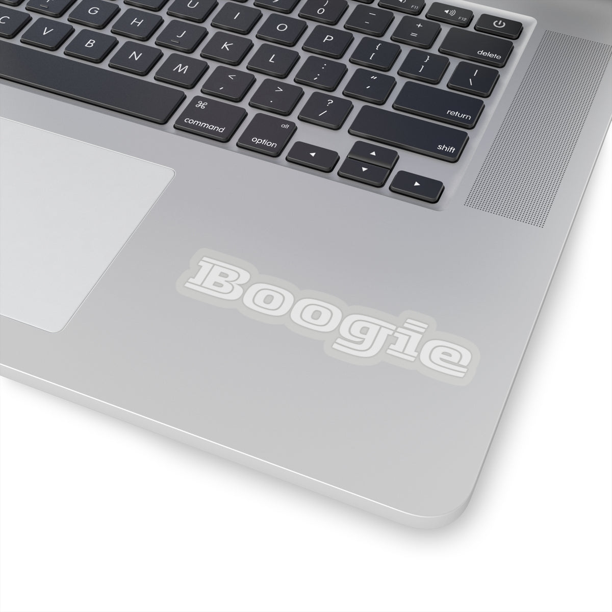 Boogie White Kiss-Cut Stickers, Decorative Dancing Sticker, Fun White Stickers, Cool Laptop Decal, Cute Vinyl Sticker Pack