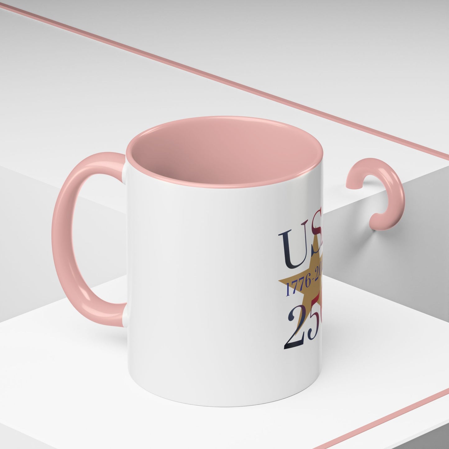 USA 250th Anniversary 1776 Accent Coffee Mug (11/15 oz)