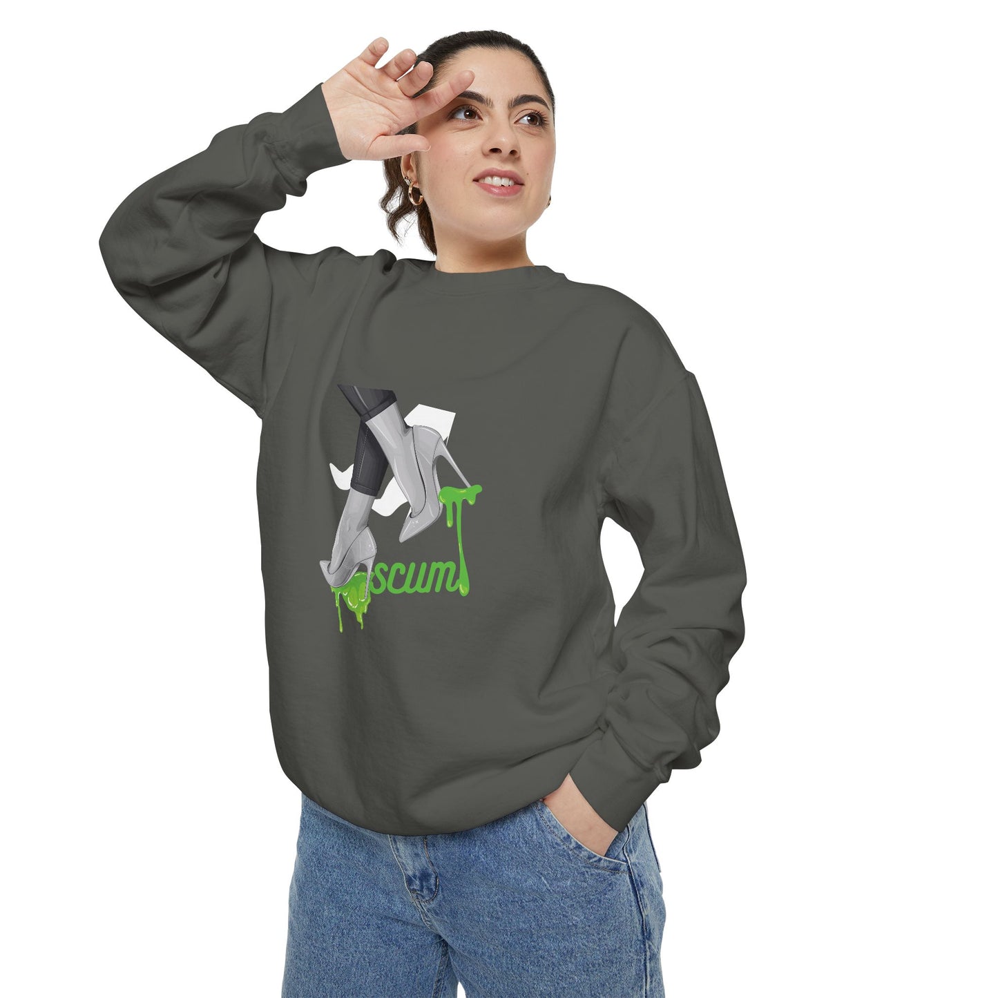 High Heels Dripping Scum Unisex Sweatshirt