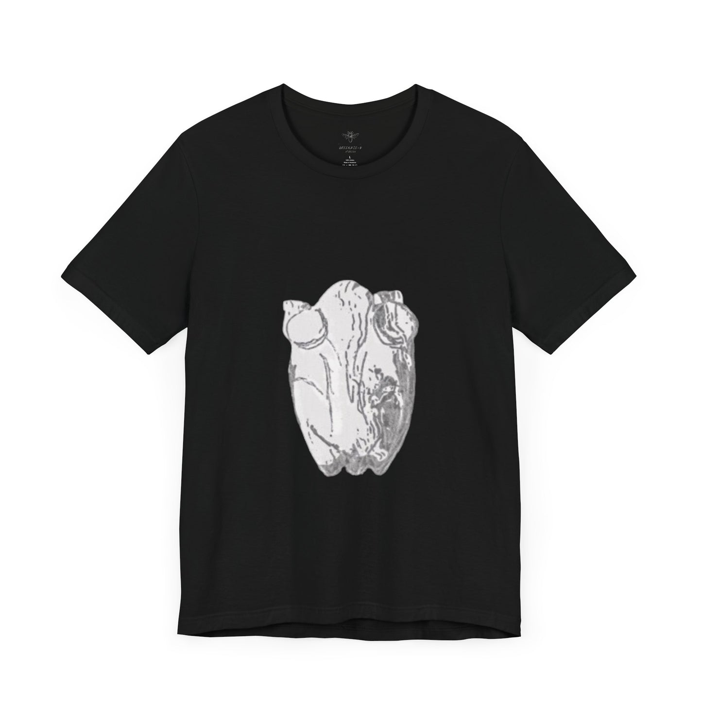 White Frog Unisex Tee - Nature and Animals Gender Neutral T-Shirt