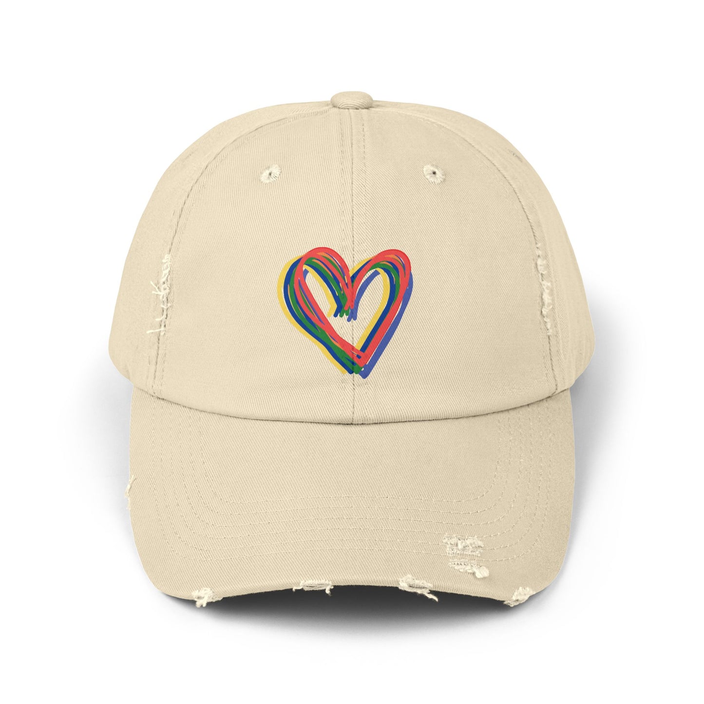 Rainbow Hearts Cap