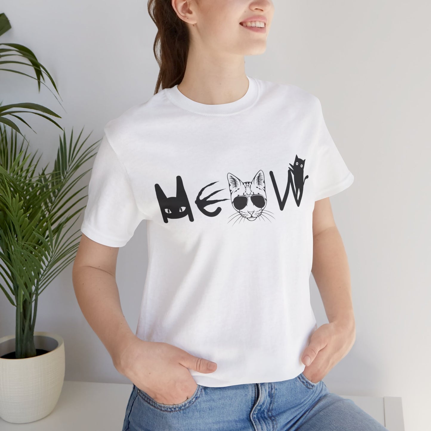 Meow Unisex Tee - Cats, Sassy, Fun Shirt for Halloween or Election Gift