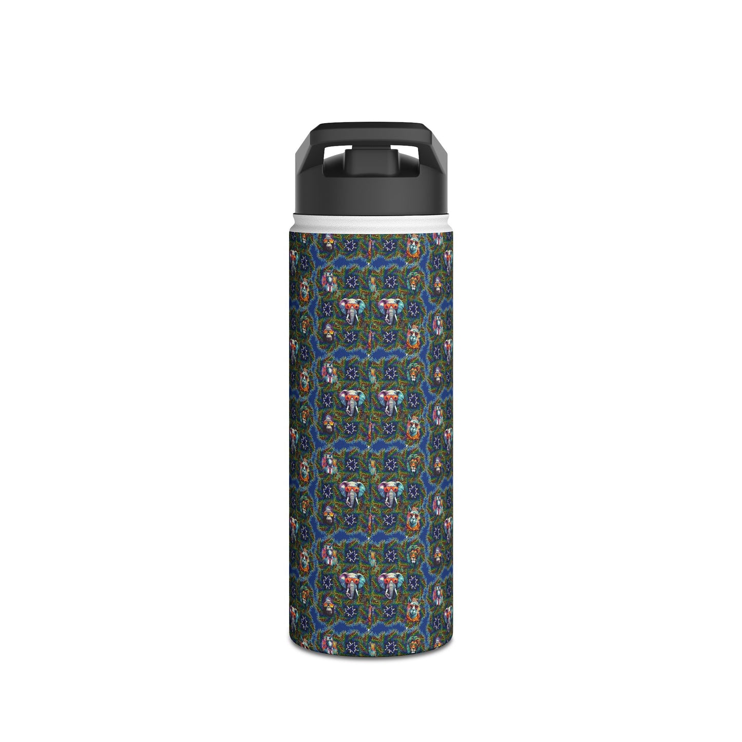 Water Bottle, Wild & Cool Creatures Design, BPA-Free, Eco-Friendly, Kids Gift